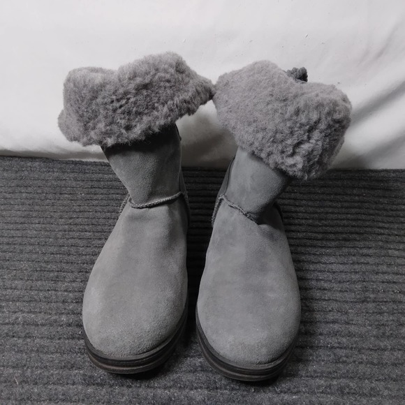 Muk Luks Women Ziggy Rodeo Winter Boots Gray - Picture 2 of 6